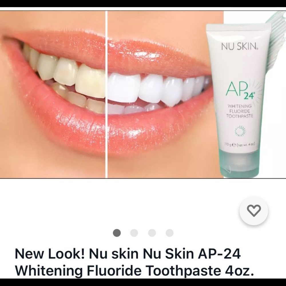Ap 24 by NuSkin whiting toothpaste with fluoride. No peroxide = No sensitivity
